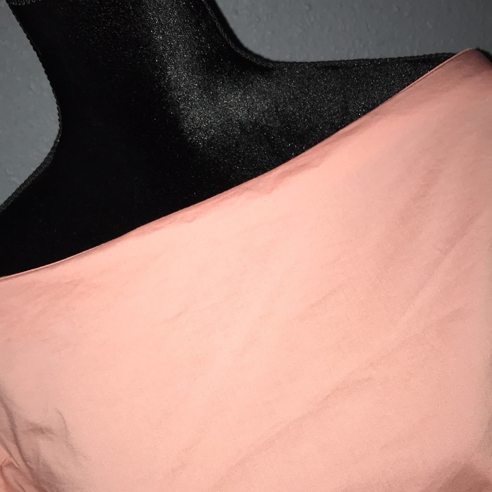 Pink salmon off shoulder top - Picture 3 of 10
